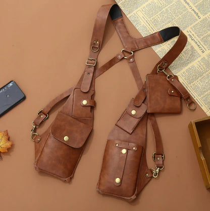 ✨HOT SALE 49% OFF✨2025 Vintage Leather Strap Underarm Crossbody Bag